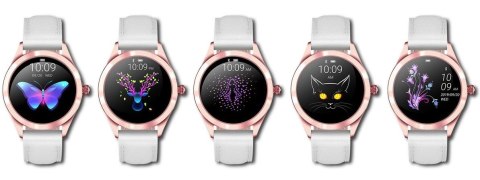Damski Smartwatch G.Rossi SW017-5 Skórzany Pasek