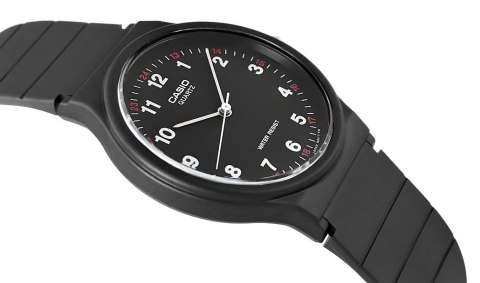Zegarek Casio MQ-24-1BLLEG Unisex Klasyk - Czarny Minimalizm