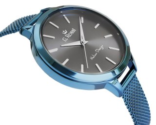 Zegarek damski G.Rossi 10296B-6F1 niebieski mesh