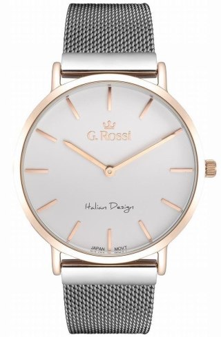 Zegarek damski G.Rossi 10771B-3B4 na srebrnej bransolecie