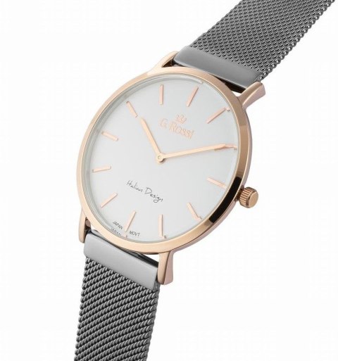 Zegarek damski G.Rossi 10771B-3B4 na srebrnej bransolecie