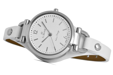 Zegarek Damski G.Rossi 3652A-3C1 Srebrny z Cyrkoniami