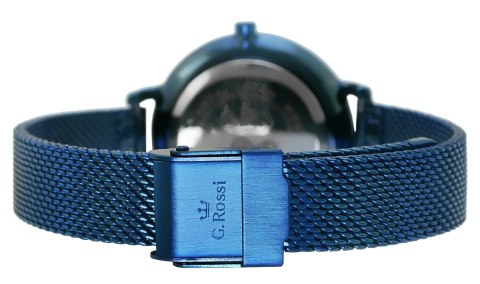 Zegarek Damski G.Rossi C11760B-6F1 Niebieski Stal