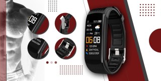 Smartwatch GIEWONT GW200-2 Czarno-Biały (2 Paski)