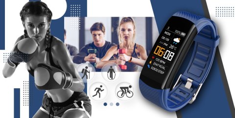 Smartwatch GIEWONT GW200-6 Czarno-Granatowy z 2 paskami
