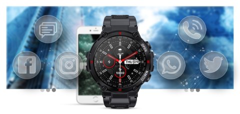 Smartwatch Giewont GW430-1 Premium z Baterią 400mAh