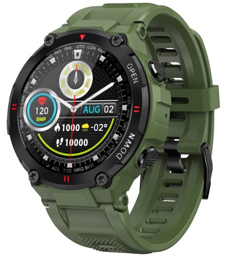 Smartwatch GIEWONT Zielony GW430-3 Sportowy