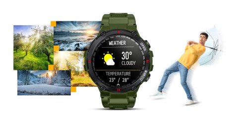 Smartwatch GIEWONT Zielony GW430-3 Sportowy