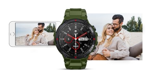Smartwatch GIEWONT Zielony GW430-3 Sportowy