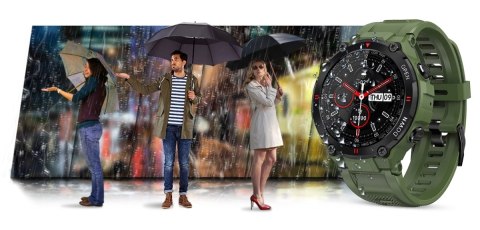 Smartwatch GIEWONT Zielony GW430-3 Sportowy