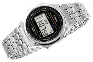 Zegarek Damski Casio Vintage A171WE-1AEF Cyfrowy Srebrny