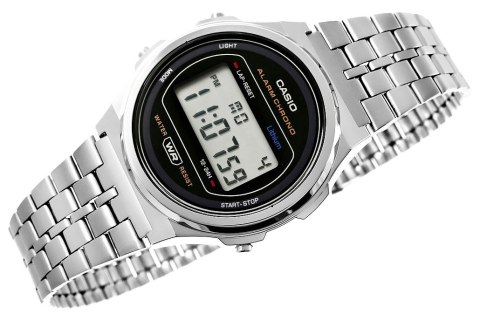 Zegarek Damski Casio Vintage A171WE-1AEF Cyfrowy Srebrny