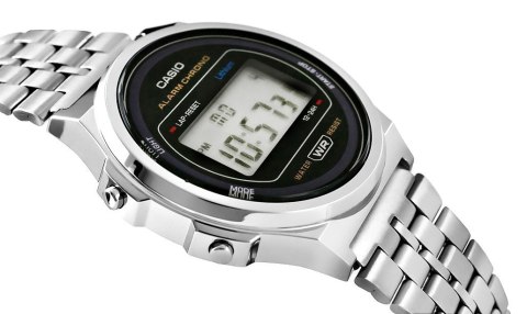 Zegarek Damski Casio Vintage A171WE-1AEF Cyfrowy Srebrny