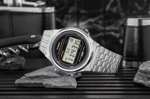 Zegarek Damski Casio Vintage A171WE-1AEF Cyfrowy Srebrny