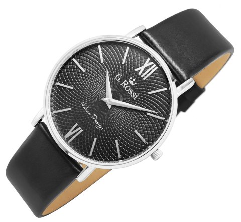 Zegarek Damski G.Rossi 11989A7-1A1 Czarny pasek