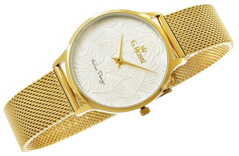 Zegarek Damski G.Rossi 12516B-3D1 Złota Bransoleta Mesh