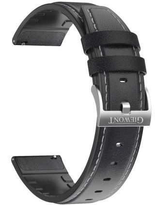 Pasek Skórzano-Silikonowy Giewont GW440 - Leather Black