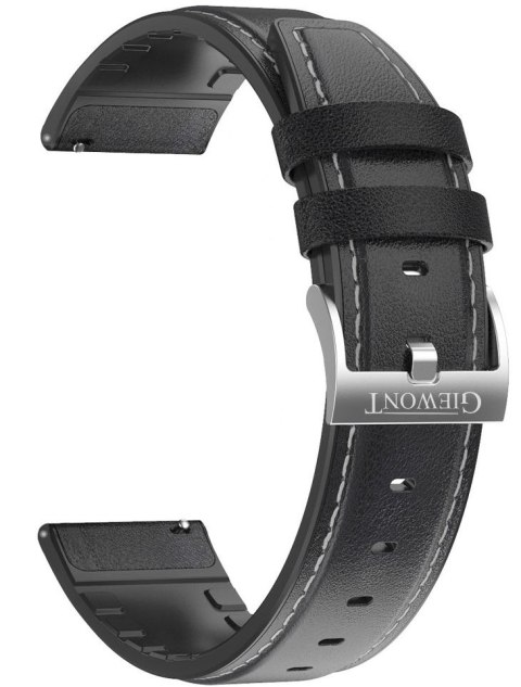 Pasek Skórzano-Silikonowy Giewont GW440 - Leather Black