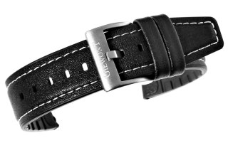 Pasek Skórzano-Silikonowy Giewont GW440 - Leather Black
