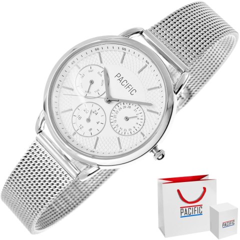 Zegarek Damski Pacific Chronograf X6180-1 Mesh