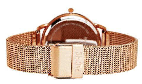 Zegarek damski Pacific Chronograf X6180-4 różowe złoto