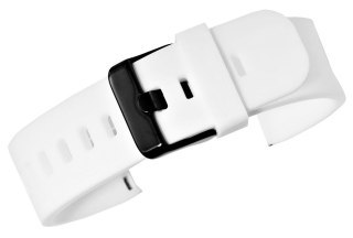 Pasek Silikonowy do Smartwatcha 22mm Biało-Czarny U15