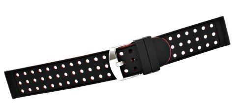 Pasek silikonowy CZERWONY U12-20-3 do smartwatcha