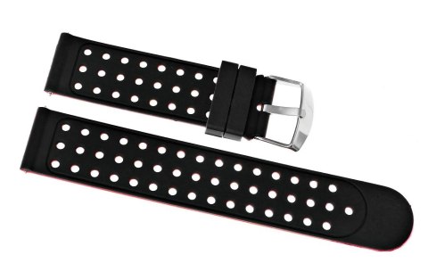 Pasek silikonowy CZERWONY U12-20-3 do smartwatcha