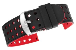 Pasek silikonowy CZERWONY U12-22-3 do smartwatcha