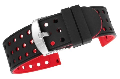 Pasek silikonowy CZERWONY U12-22-3 do smartwatcha