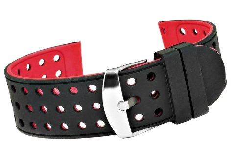 Pasek silikonowy CZERWONY U12-22-3 do smartwatcha