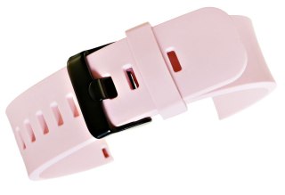 Pasek Silikonowy Różowo-Czarny 20mm U15-20-9