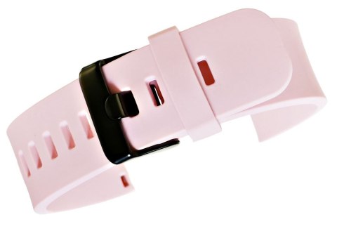 Pasek Silikonowy Różowo-Czarny 22mm U15-22-9