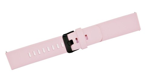 Pasek Silikonowy Różowo-Czarny 22mm U15-22-9