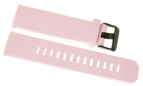 Pasek Silikonowy Różowo-Czarny 22mm U15-22-9