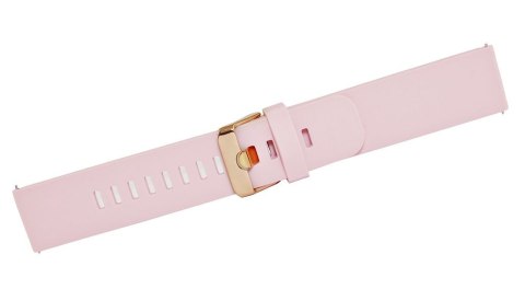 Pasek Silikonowy do Smartwatcha Różowy Złoty 22mm