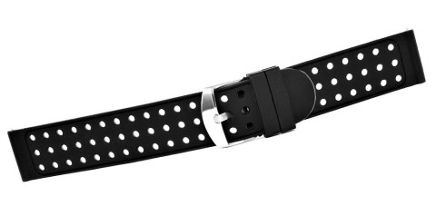 Pasek silikonowy do smartwatcha szary 22 mm