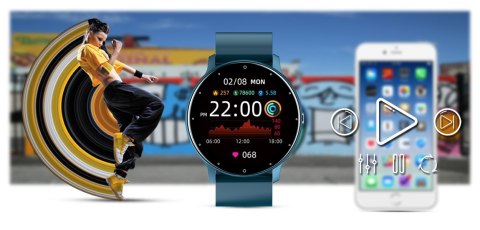 Smartwatch Damski Gravity GT1-5 Niebieski