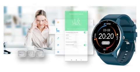 Smartwatch Damski Gravity GT1-5 Niebieski