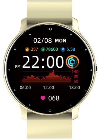 Smartwatch Damski Gravity GT1-6 Żółty