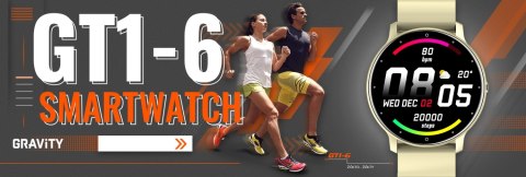 Smartwatch Damski Gravity GT1-6 Żółty