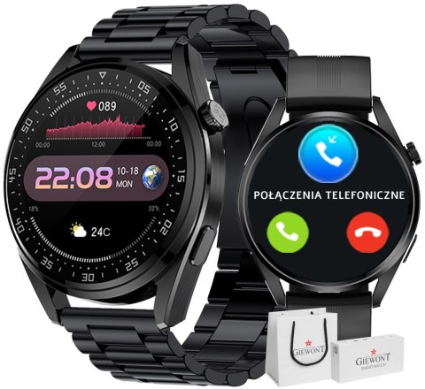 Smartwatch GIEWONT Vertex GW450-1 z Bransoletą i Paskiem