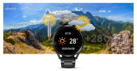 Smartwatch GIEWONT Vertex GW450-1 z Bransoletą i Paskiem