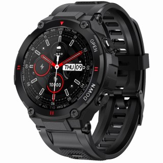 Smartwatch Gravity GT7-1 Czarny silikonowy