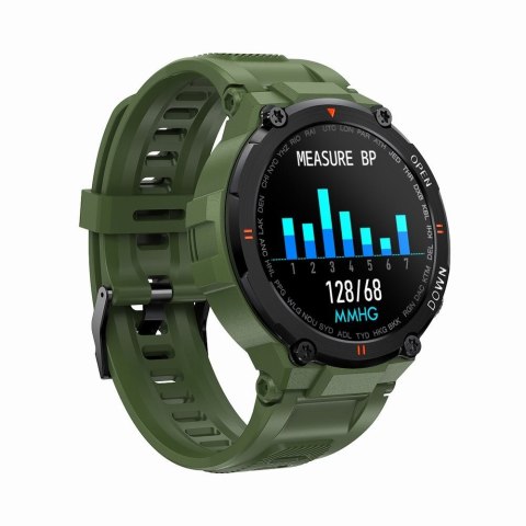 Smartwatch Gravity GT7-3 - Zielono-czarny sportowy