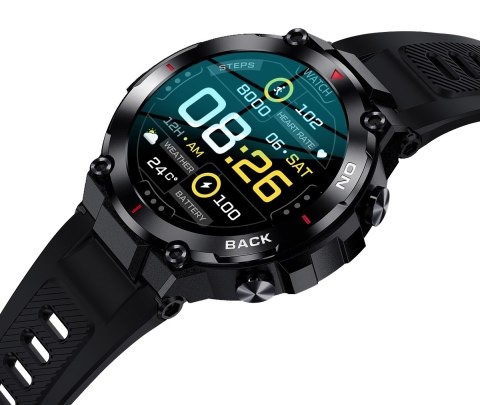 Smartwatch Gravity GT8-1 Czarny - sport i elegancja