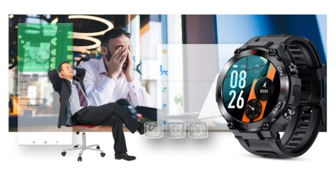 Smartwatch Gravity GT8-1 Czarny - sport i elegancja