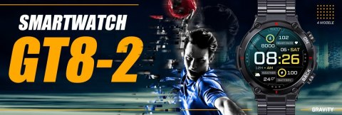 Smartwatch Gravity GT8-2 z bransoletą