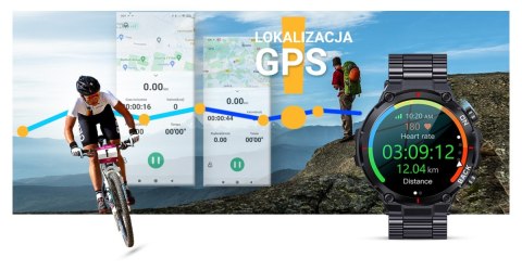 Smartwatch Gravity GT8-2 z bransoletą