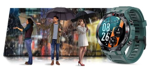 Smartwatch Gravity GT8-3 Zielony - sportowy design